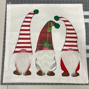 Handmade Gnome Pillow‎ Case 20x20 inches  NWOT (K1)